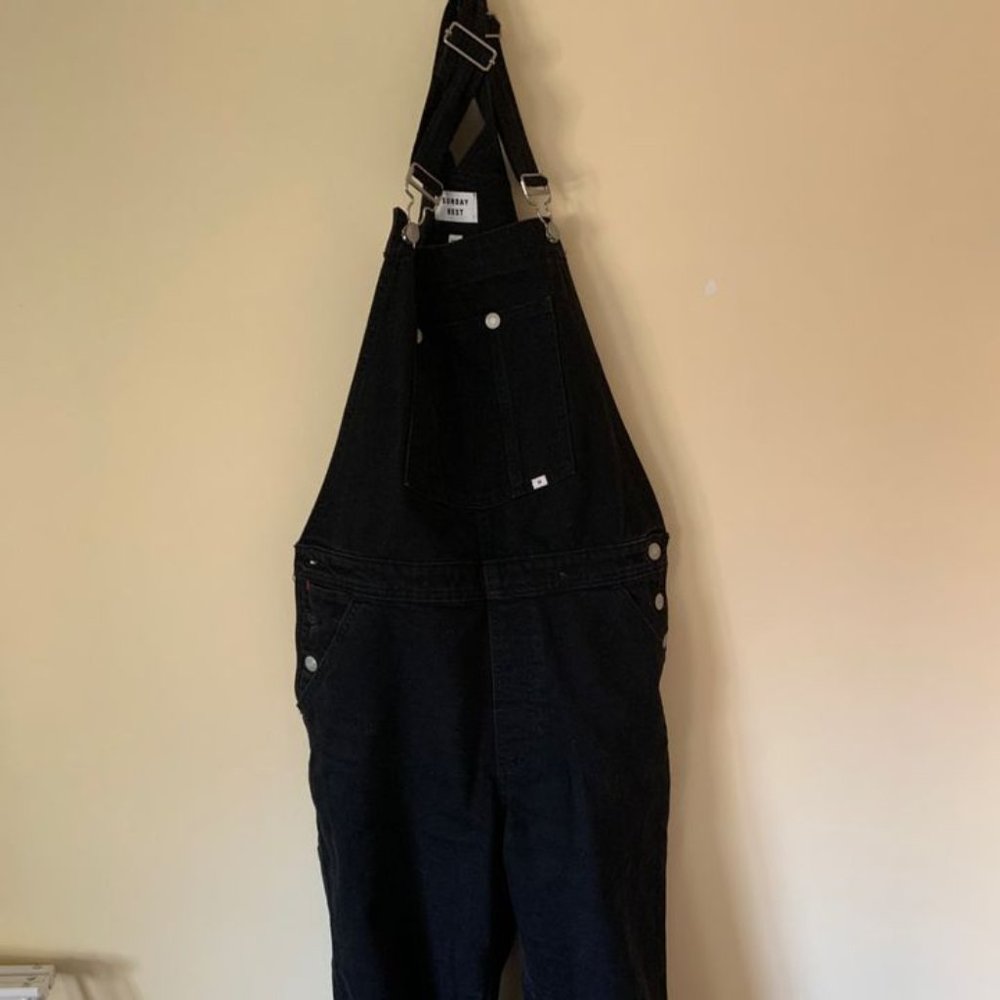 Sunday Best Black denim overalls